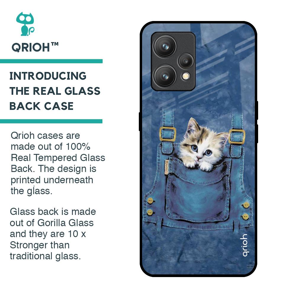 Kitty In Pocket Glass Case For Realme 9