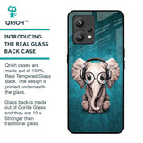 Adorable Baby Elephant Glass Case For Realme 9