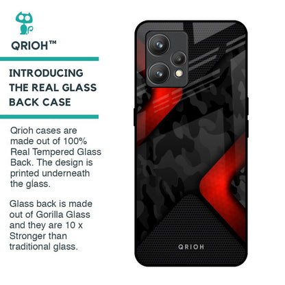 Modern Camo Abstract Glass Case for Realme 9