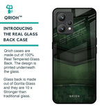 Green Leather Glass Case for Realme 9