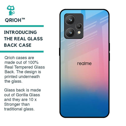 Blue & Pink Ombre Glass case for Realme 9