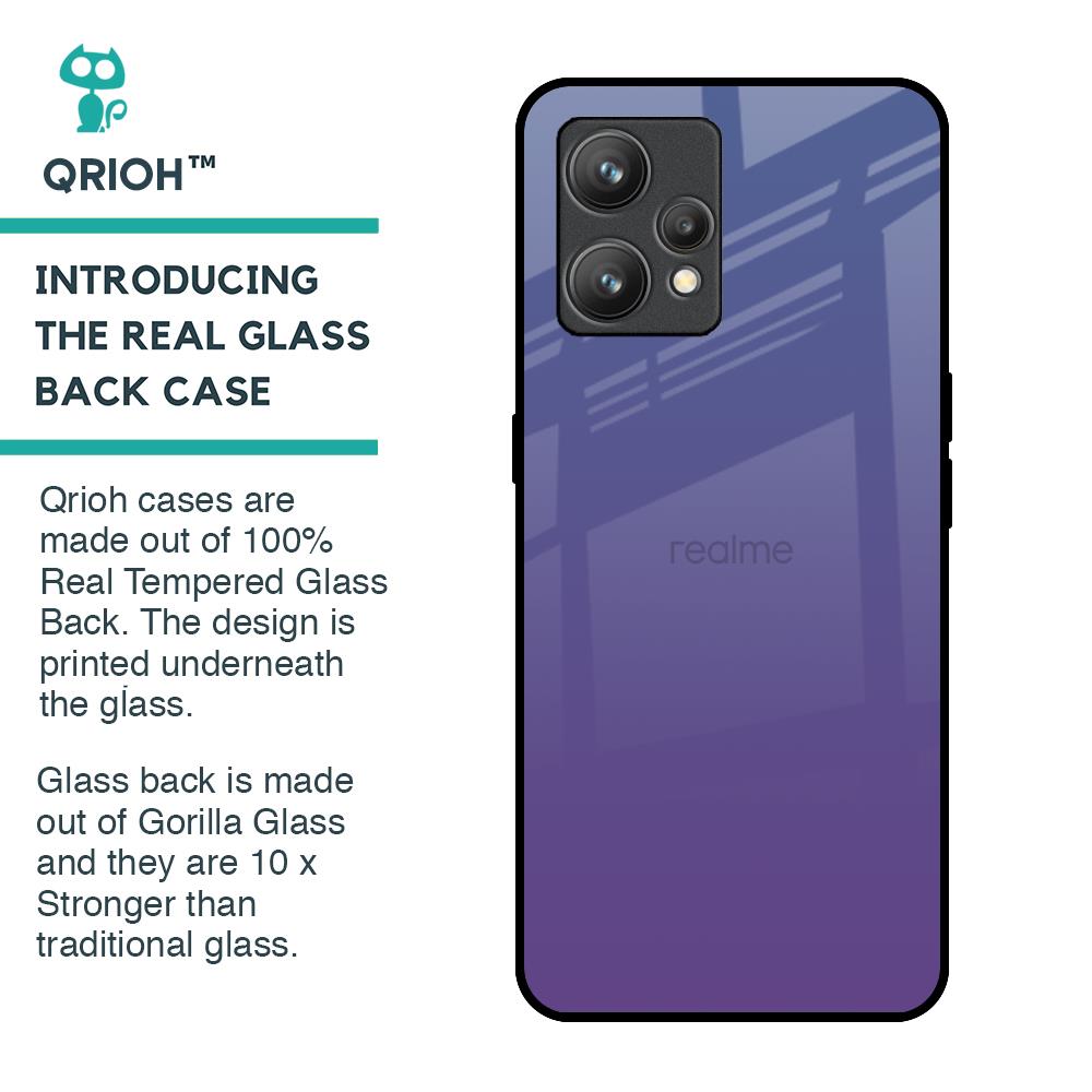 Indigo Pastel Glass Case For Realme 9