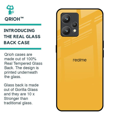 Fluorescent Yellow Glass case for Realme 9