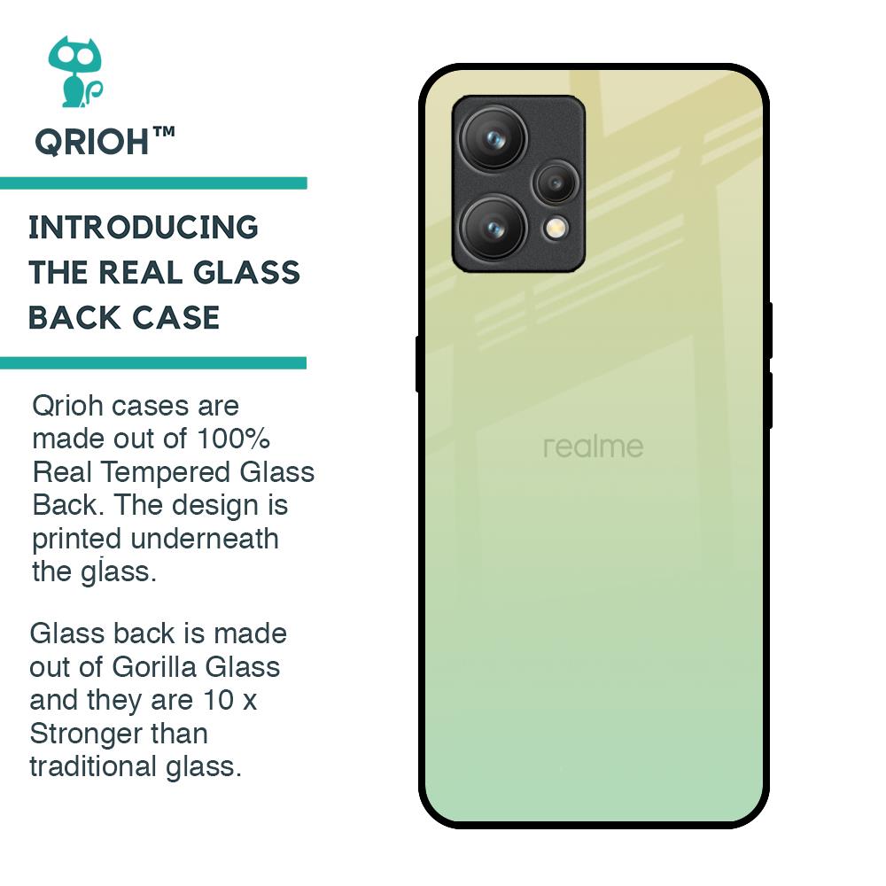 Mint Green Gradient Glass Case for Realme 9