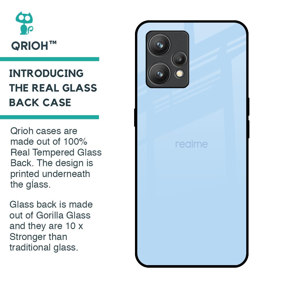 Pastel Sky Blue Glass Case for Realme 9