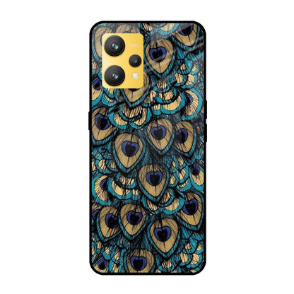 Peacock Feathers Realme 9 Glass Cases & Covers Online