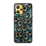 Peacock Feathers Realme 9 Glass Cases & Covers Online