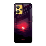 Morning Red Sky Realme 9 Glass Cases & Covers Online