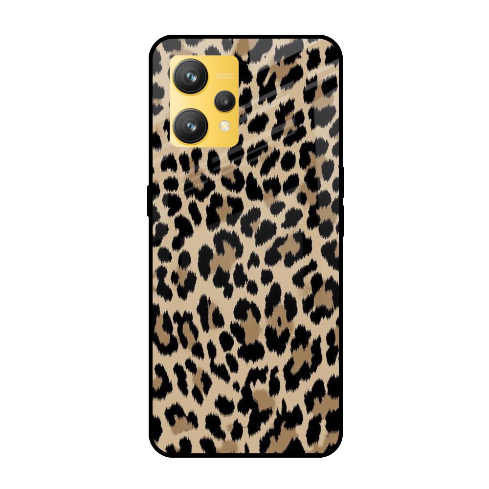 Leopard Seamless Realme 9 Glass Cases & Covers Online