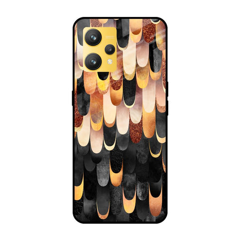 Bronze Abstract Realme 9 Glass Cases & Covers Online