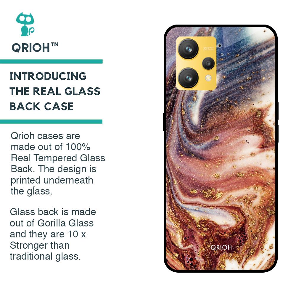 Exceptional Texture Glass Case for Realme 9