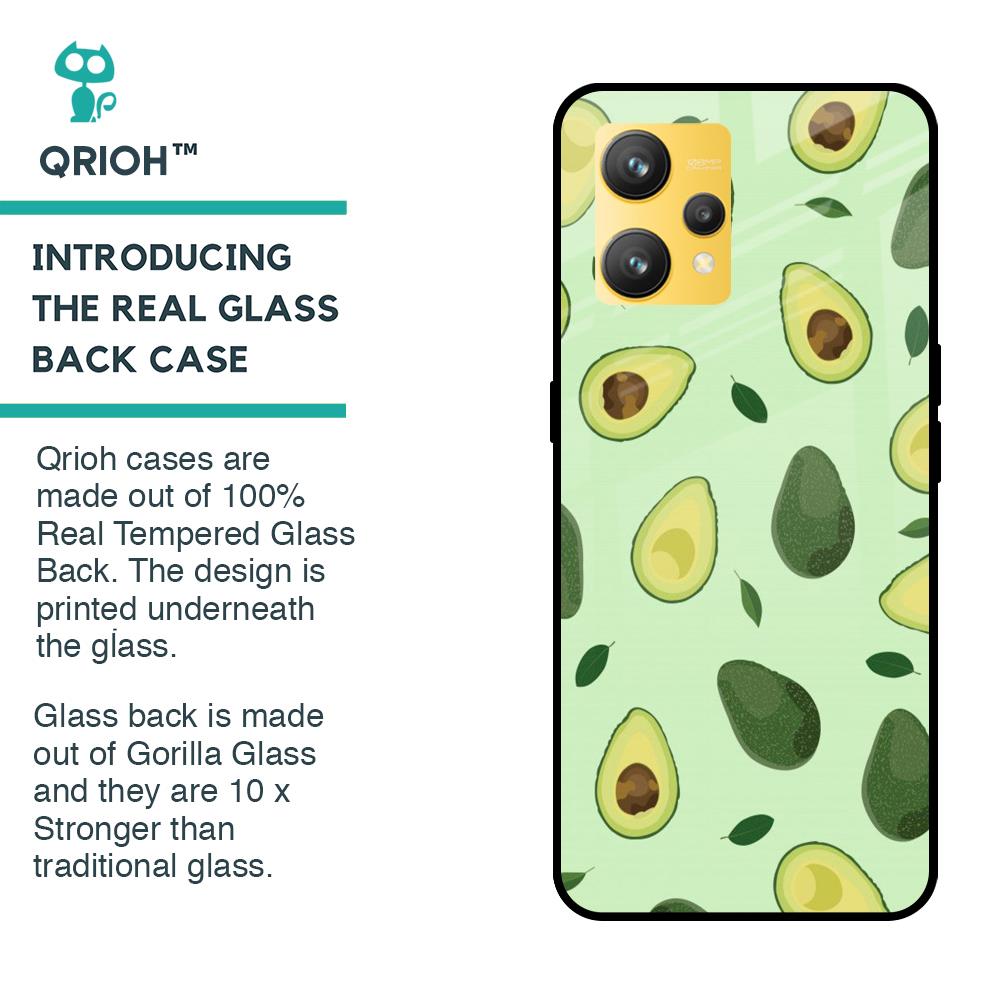 Avocado Green Glass Case For Realme 9