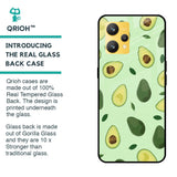 Avocado Green Glass Case For Realme 9