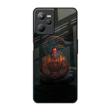 Lord Hanuman Animated Realme C35 Glass Back Cover Online
