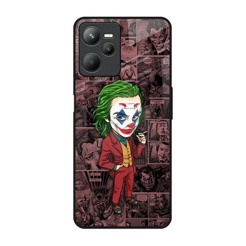 Joker Cartoon Realme C35 Glass Back Cover Online