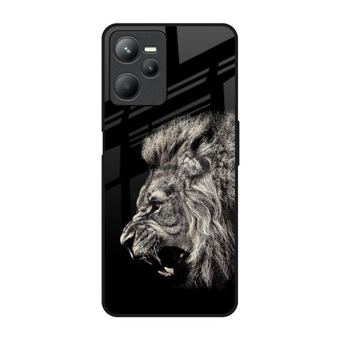 Brave Lion Realme C35 Glass Back Cover Online