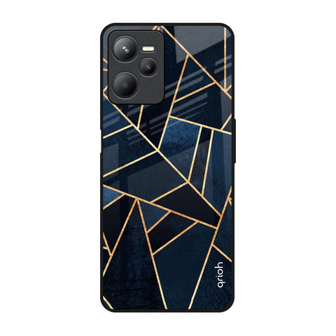 Abstract Tiles Realme C35 Glass Back Cover Online