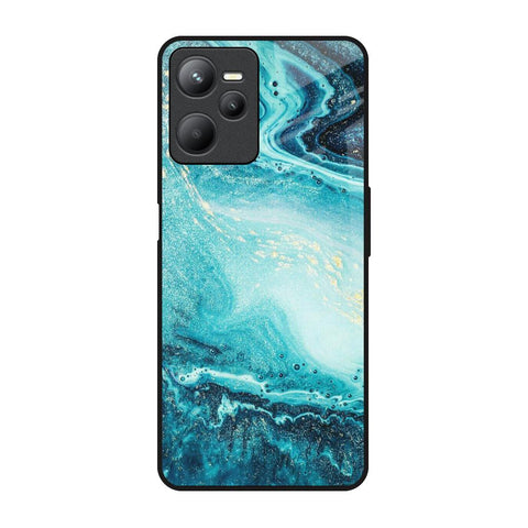 Sea Water Realme C35 Glass Back Cover Online