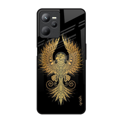 Mythical Phoenix Art Realme C35 Glass Back Cover Online