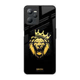 Lion The King Realme C35 Glass Back Cover Online