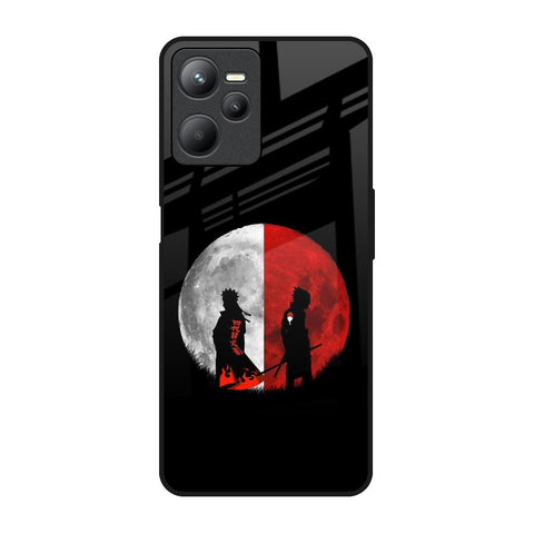 Anime Red Moon Realme C35 Glass Back Cover Online