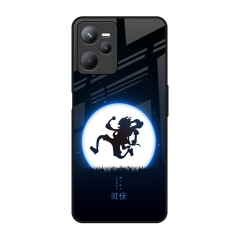 Luffy Nika Realme C35 Glass Back Cover Online