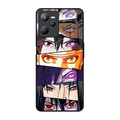 Anime Eyes Realme C35 Glass Back Cover Online