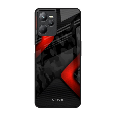 Modern Camo Abstract Realme C35 Glass Back Cover Online