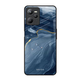 Deep Ocean Marble Realme C35 Glass Back Cover Online