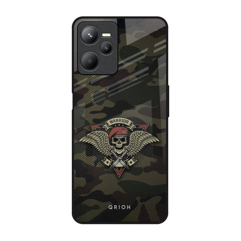 Army Warrior Realme C35 Glass Back Cover Online