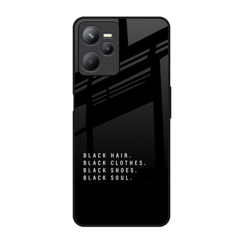 Black Soul Realme C35 Glass Back Cover Online