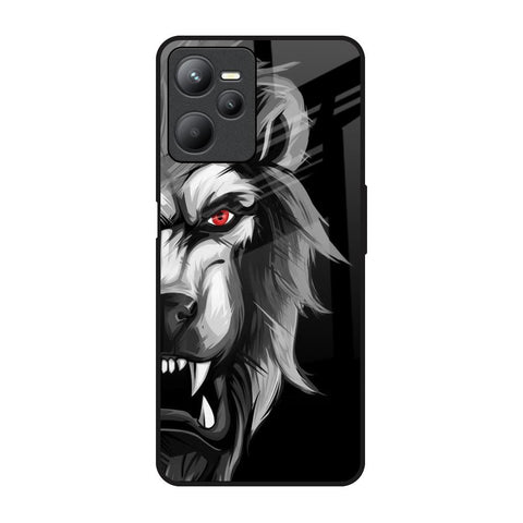 Wild Lion Realme C35 Glass Back Cover Online