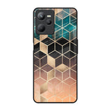 Bronze Texture Realme C35 Glass Back Cover Online