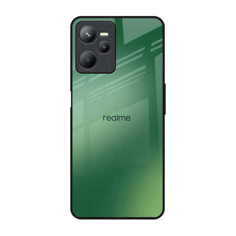 Green Grunge Texture Realme C35 Glass Back Cover Online