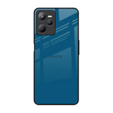 Cobalt Blue Realme C35 Glass Back Cover Online