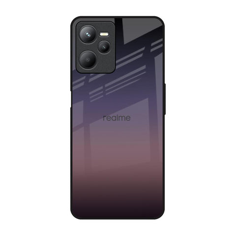 Grey Ombre Realme C35 Glass Back Cover Online