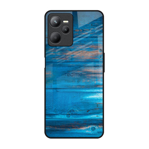 Patina Finish Realme C35 Glass Back Cover Online