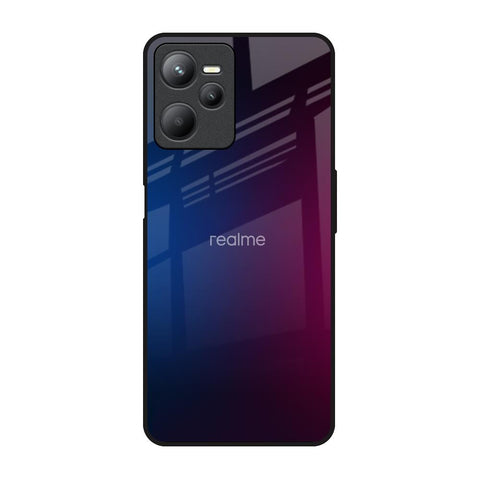 Mix Gradient Shade Realme C35 Glass Back Cover Online