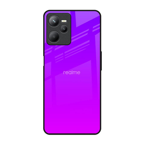 Cover Per Realme C35 4G Con Effetto Sfumato - Custodia In Vetro Temperato E TPU Morbido, Antigraffio, Colore Sfumato