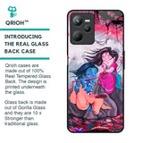 Radha Krishna Art Glass Case for Realme C35