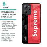 Supreme Ticket Glass Case for Realme C35