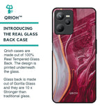 Crimson Ruby Glass Case for Realme C35