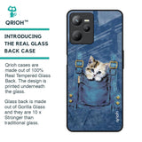 Kitty In Pocket Glass Case For Realme C35