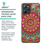 Elegant Mandala Glass Case for Realme C35