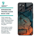 Geographical Map Glass Case for Realme C35