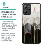 Tricolor Pattern Glass Case for Realme C35