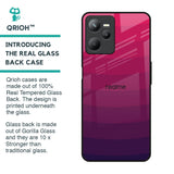 Wavy Pink Pattern Glass Case for Realme C35