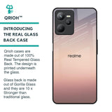 Golden Mauve Glass Case for Realme C35