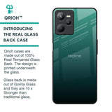 Palm Green Glass Case For Realme C35