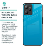 Blue Aqua Glass Case for Realme C35